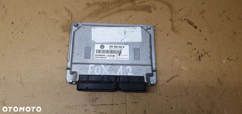 Sterownik komputer silnika VW FOX 1.2 03D906033H - 1