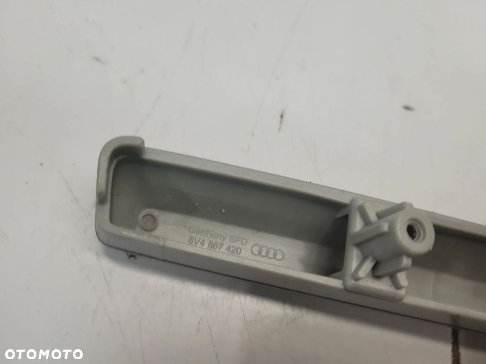 LISTWA DEKOR DRZWI PRAWY TYŁ AUDI A3 8V SPORTBACK 8V4867420 SZARY GŁADKI - 6