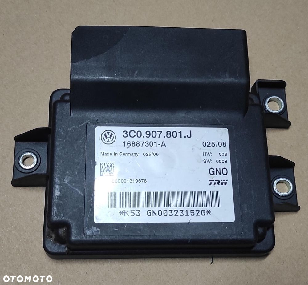 MODUŁ STEROWNIK HAMULCA RECZNEGO POSTOJOWEGO VW PASSAT B6 B7 3C0907801J SPRAWNY WYSYŁKA !!!!