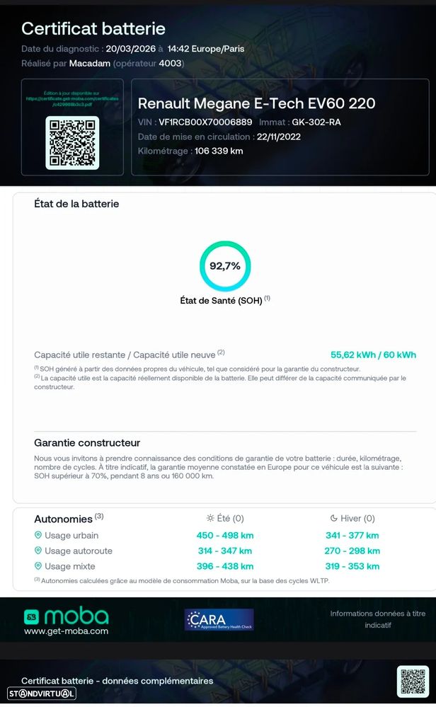 Renault Mégane E-Tech EV60 220hp optimum charge Techno - 8