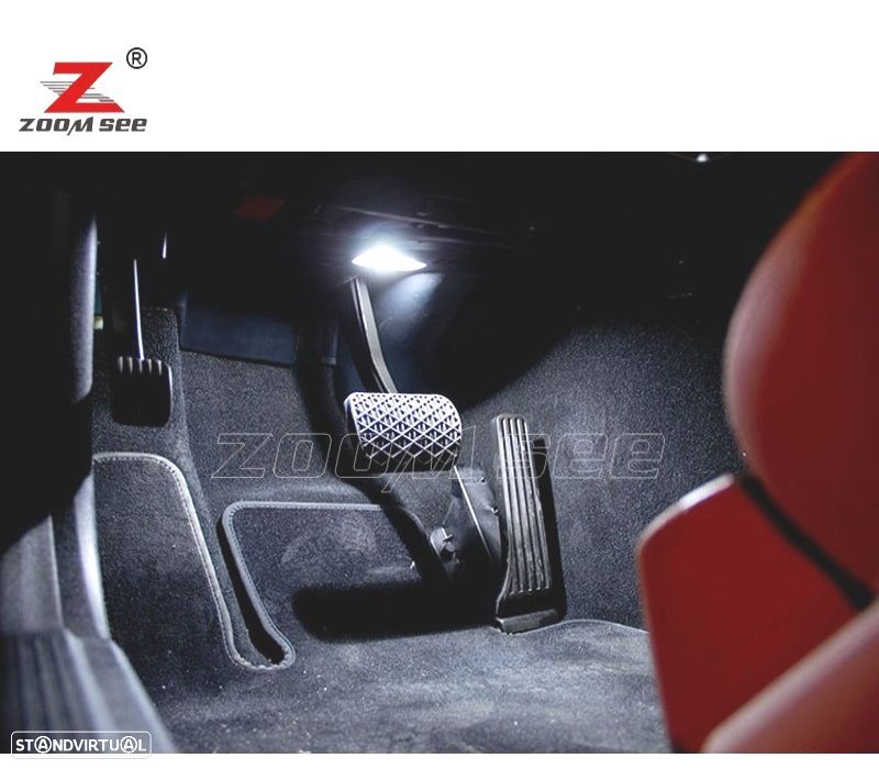 KIT COMPLETO DE 27 LÂMPADAS LED INTERIOR MERCEDES E CLASE W211 SEDÂN E200 E220 E240 E270 02-08 - 3