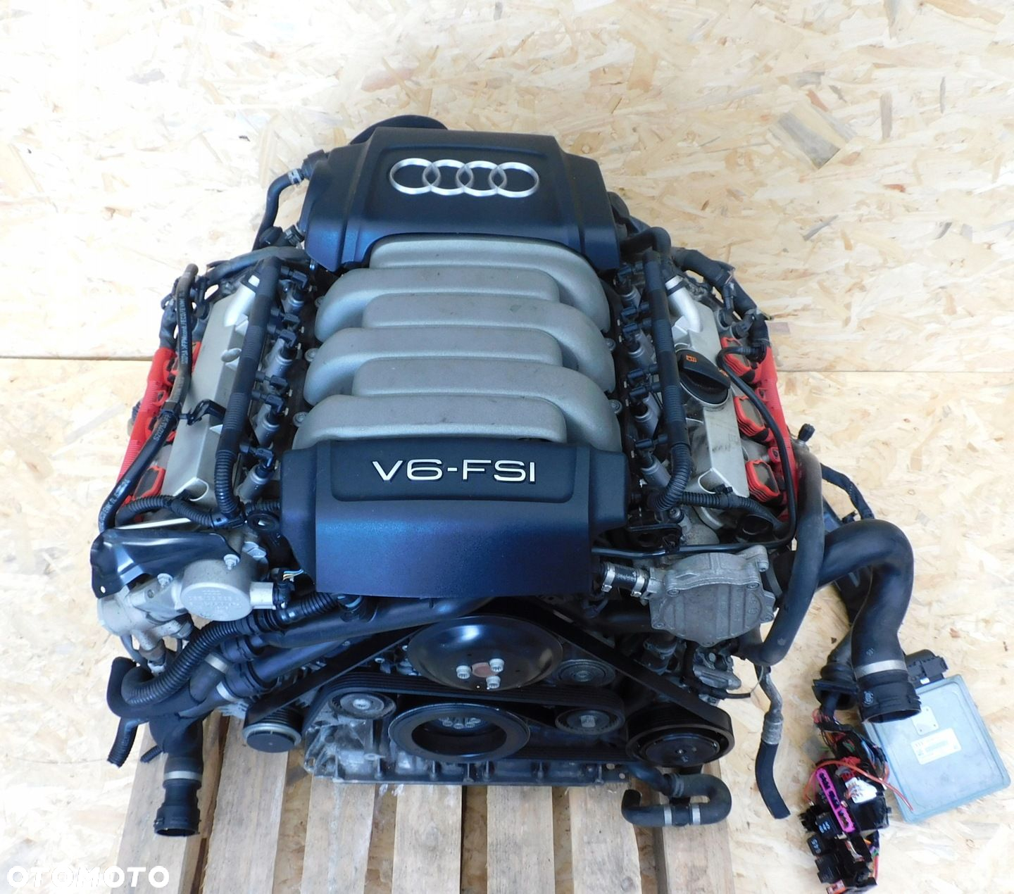 KOMPLETNY BENZYNOWY SILNIK AUDI A6 C7 A7 2.8 FSI CHV IDEALNY KOMPUTER - 4