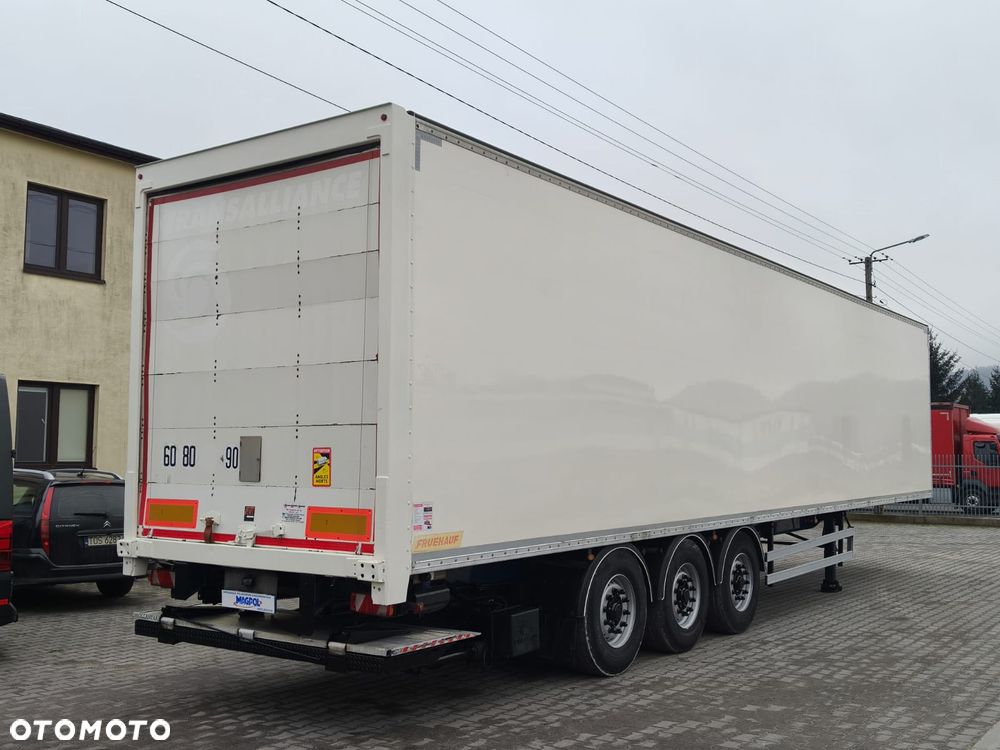 Fruehauf KONTENER FURGON / OSIE BPW . ROLETA / PODŁOGA SZYNA-DESKA / WINDA ZAŁADUNKOWA - 4