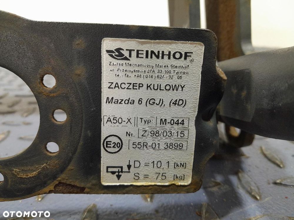 MAZDA 6 III GJ LIFT SEDAN HAK DO PRZYCZEPY - 6