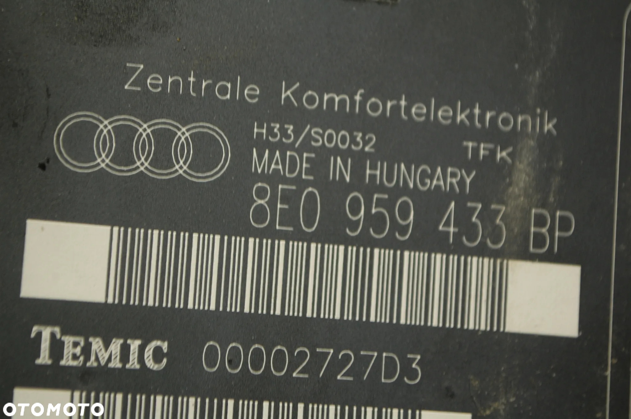 MODUŁ KOMFORTU 8E0959433BP AUDI A4 B6 B7 - 3