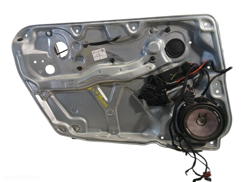 MECHANIZM PODNOŚNIK SZYBY LEWY PRZÓD VW PASSAT B5 LIFT 3B1837461 - 1