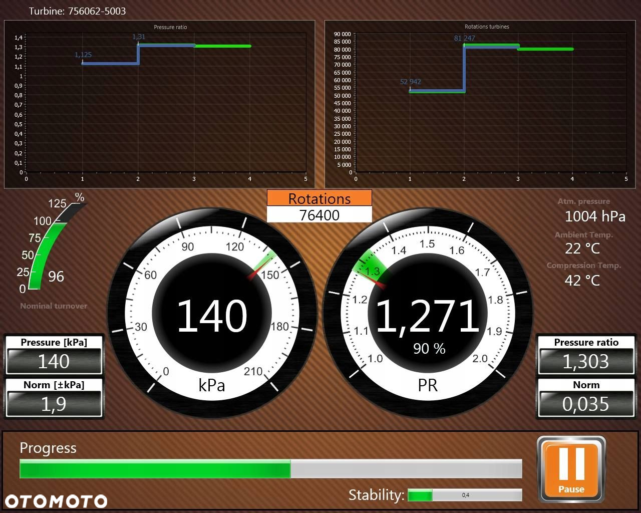 TURBINA MAZDA 3 / 6 / CX-7 MZR DISI 260 KM - 5