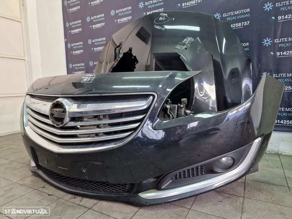 Frente completa usada OPEL INSIGNIA RESTYLE FACELIFT G09 2.0 CDTI capot parachoques guardalamas oticas radiadores - 4