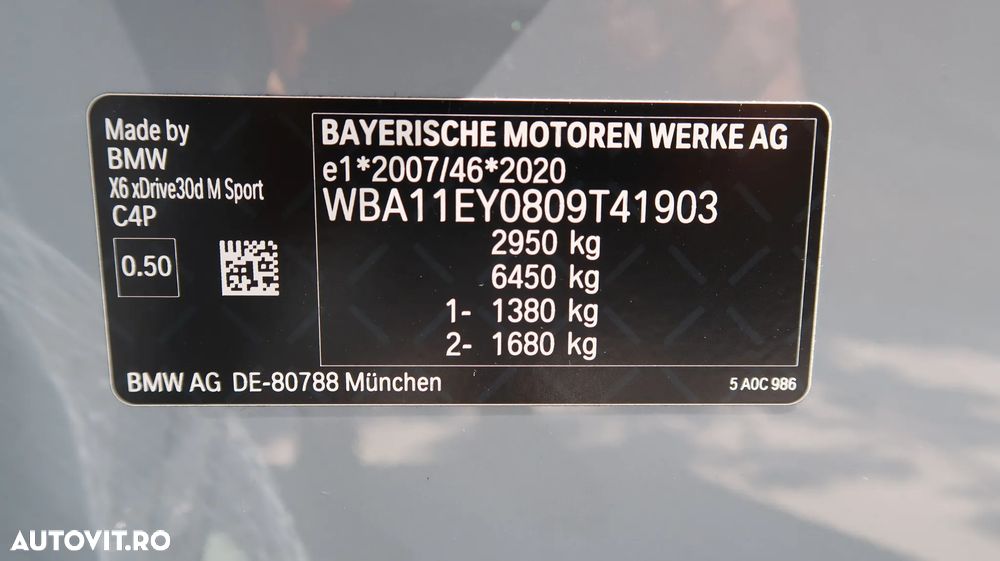 BMW X6 xDrive30d AT MHEV - 38