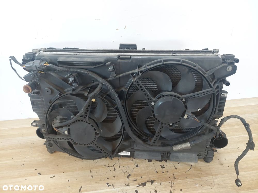Chłodnica chłodice wiatrak wentylator żaluzja kierownica pow 2.0 TDCi Komplet Ford Galaxy MK4 S-max MK2 15-20  Łuków części - 3