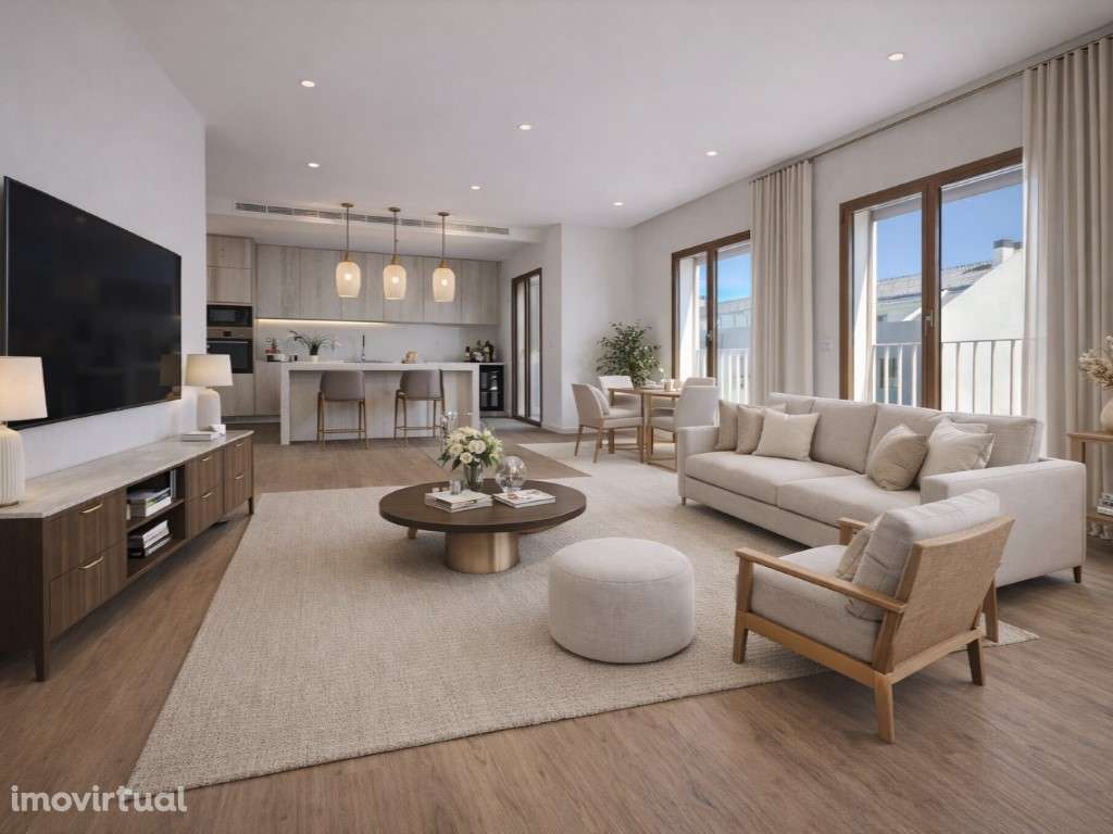 T1 Premium com Terraço Amplo e Áreas Acima da Média - Grande imagem: 2/6