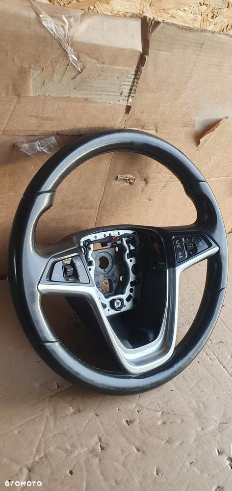 Kierownica multifunkcyjna multifunkcja skórzana skóra Opel Insignia A 13316547 - 3