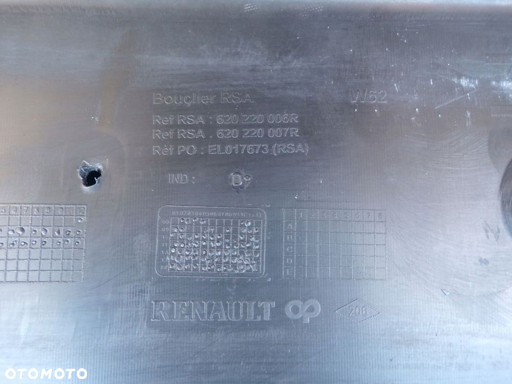 Renault MASTER 3 2010 - zderzak przód przedni ORYGINAŁ - 11