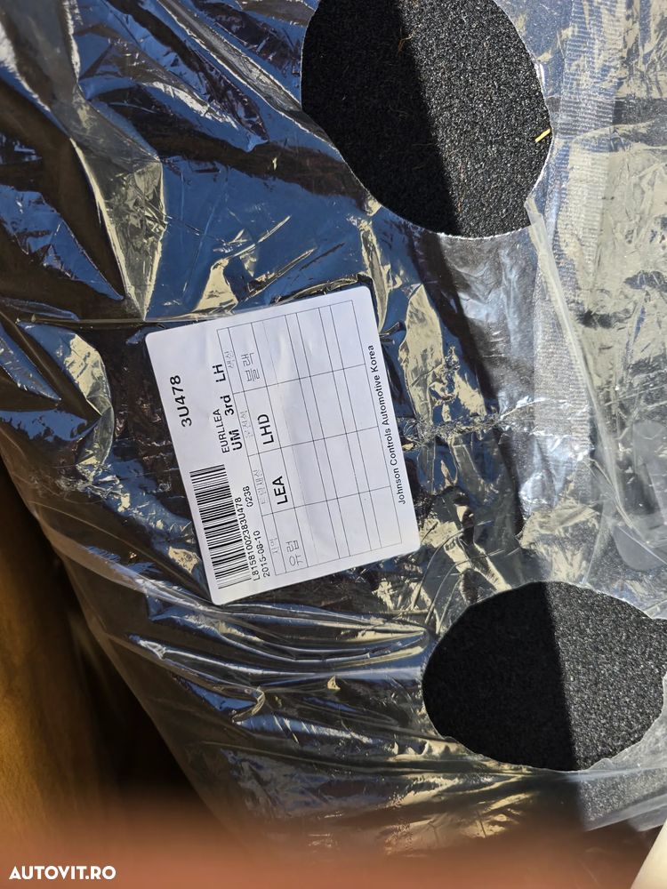 Set Complet Scaune Rand 3 + Rulou Portbagaj Kia Sorento UM (2015-2020) - Piele Neagra, NOI - 6