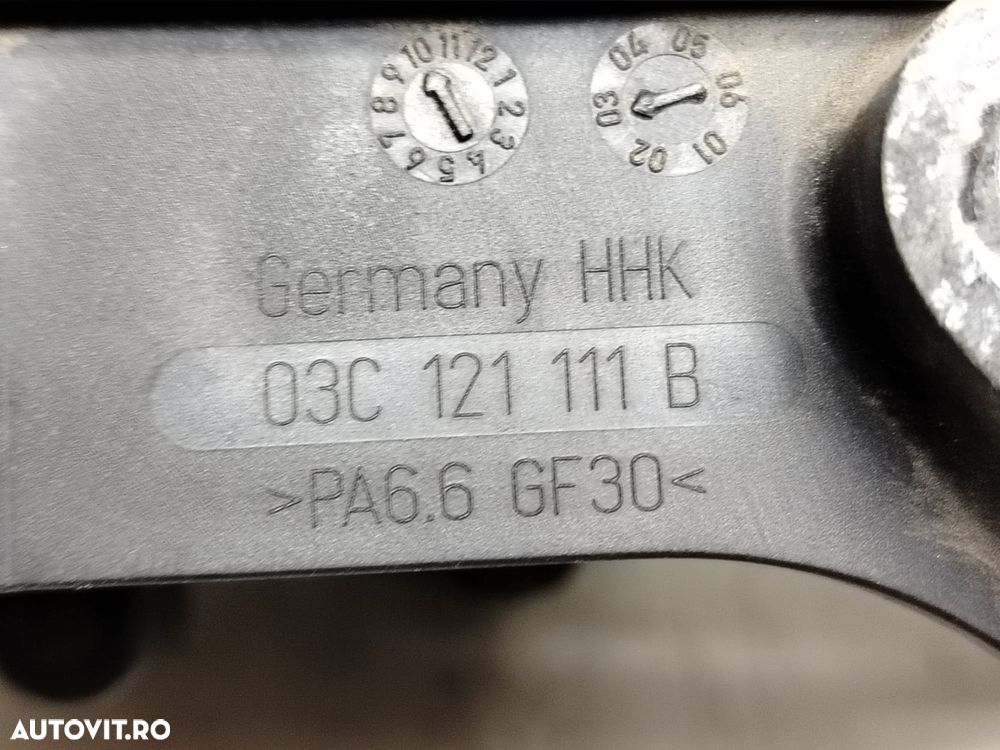 Carcasa termostat 1.2 benzina azq 03c121111b Volkswagen VW Polo 4 9N - 3