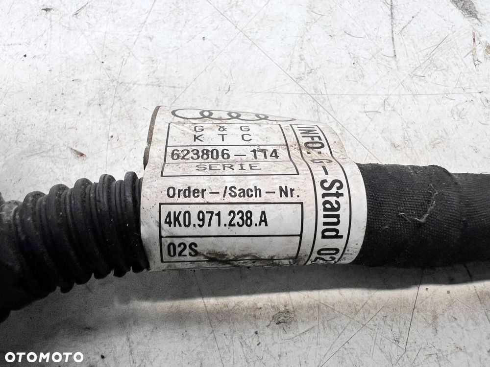 PRZEWÓD MASOWY ALTERNATORA AUDI A6 C8 3.0 TDI 4K0971349E - 6