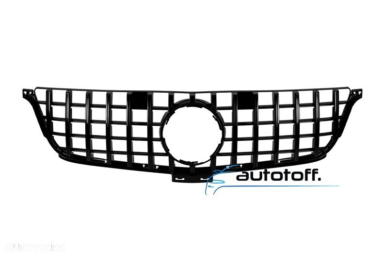 Grila centrala Mercedes ML W166 compatibila cu ML W166 (11-15) Panamericana Black Design - 1
