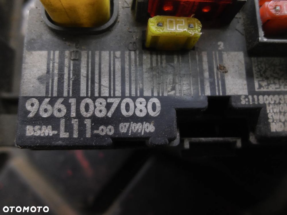 MODUŁ BSM PEUGEOT 307 CITROEN C4 9661087080 - 3