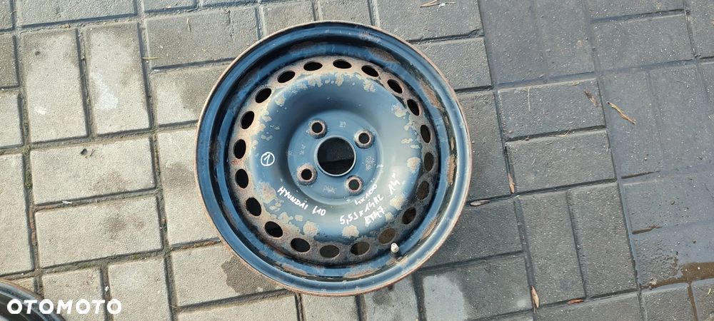 FELGI STALOWE 4x100 5.5Jx14 CALI ET47 HYUNDAI I10 II 2 SZTUKI PARA - 2