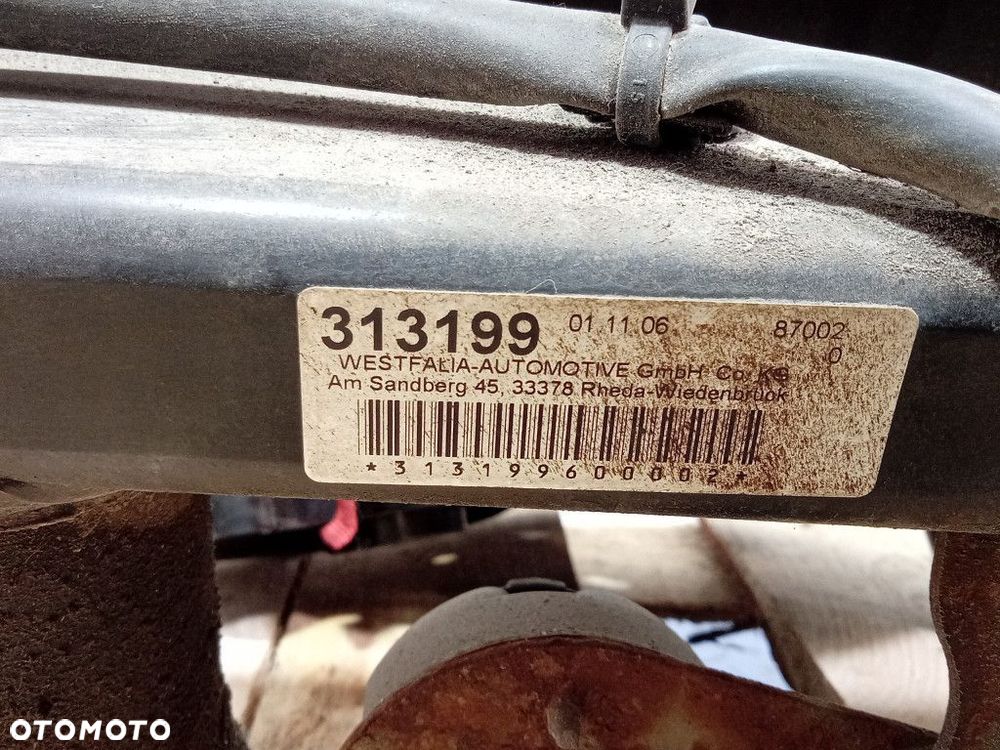 MERCEDES A KLASA W169 HAK HOLOWNICZY BELKA A1693100137 - 6