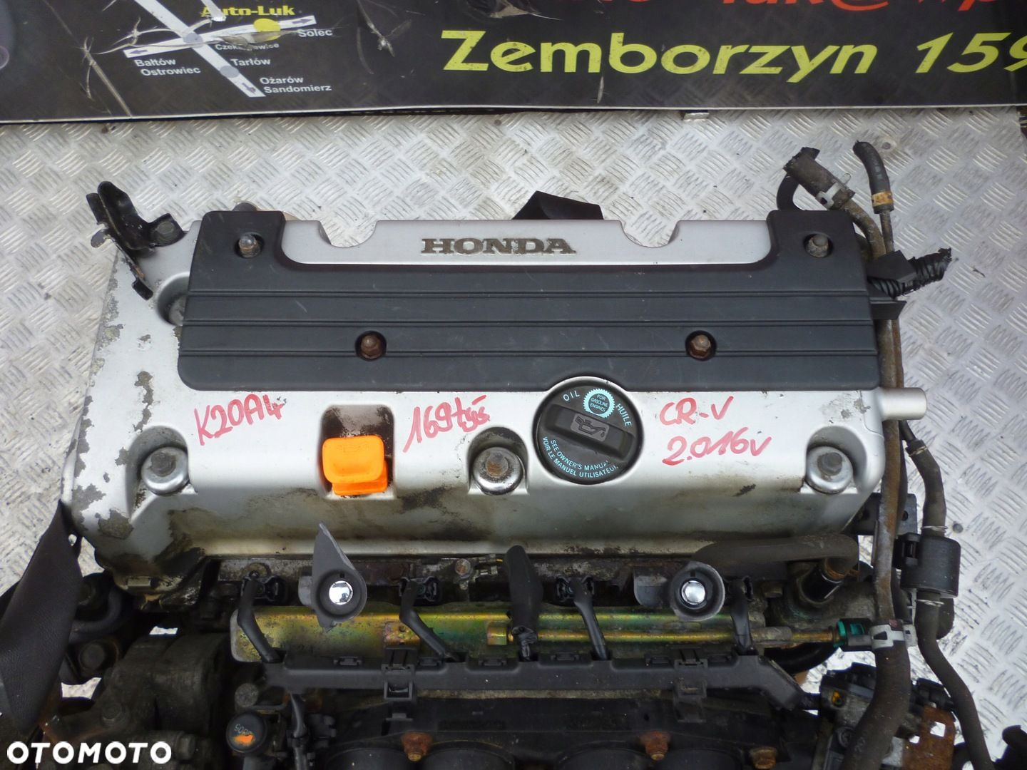 SILNIK HONDA CR-V 2.0 16V K20A4 169 TYS - 2