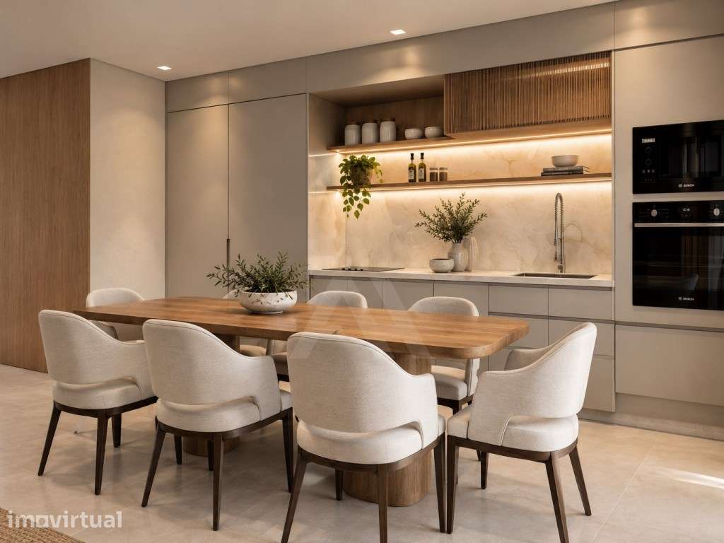Apartamento T3 novo em Alcoitão com terraço, jacuzzi e garagem - Grande imagem: 5/38