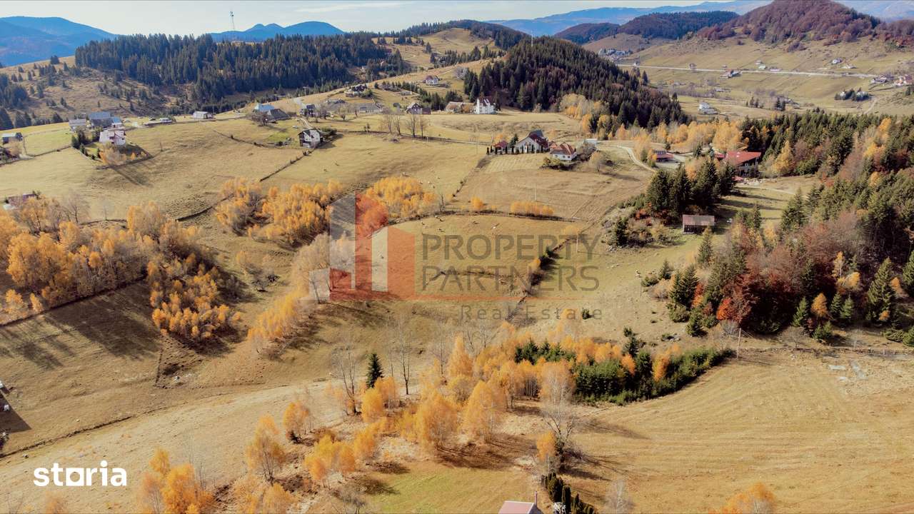 Teren cu PUZ aprobat Fundata- parcelabil- priveliste superba - Imagine principală: 4/9