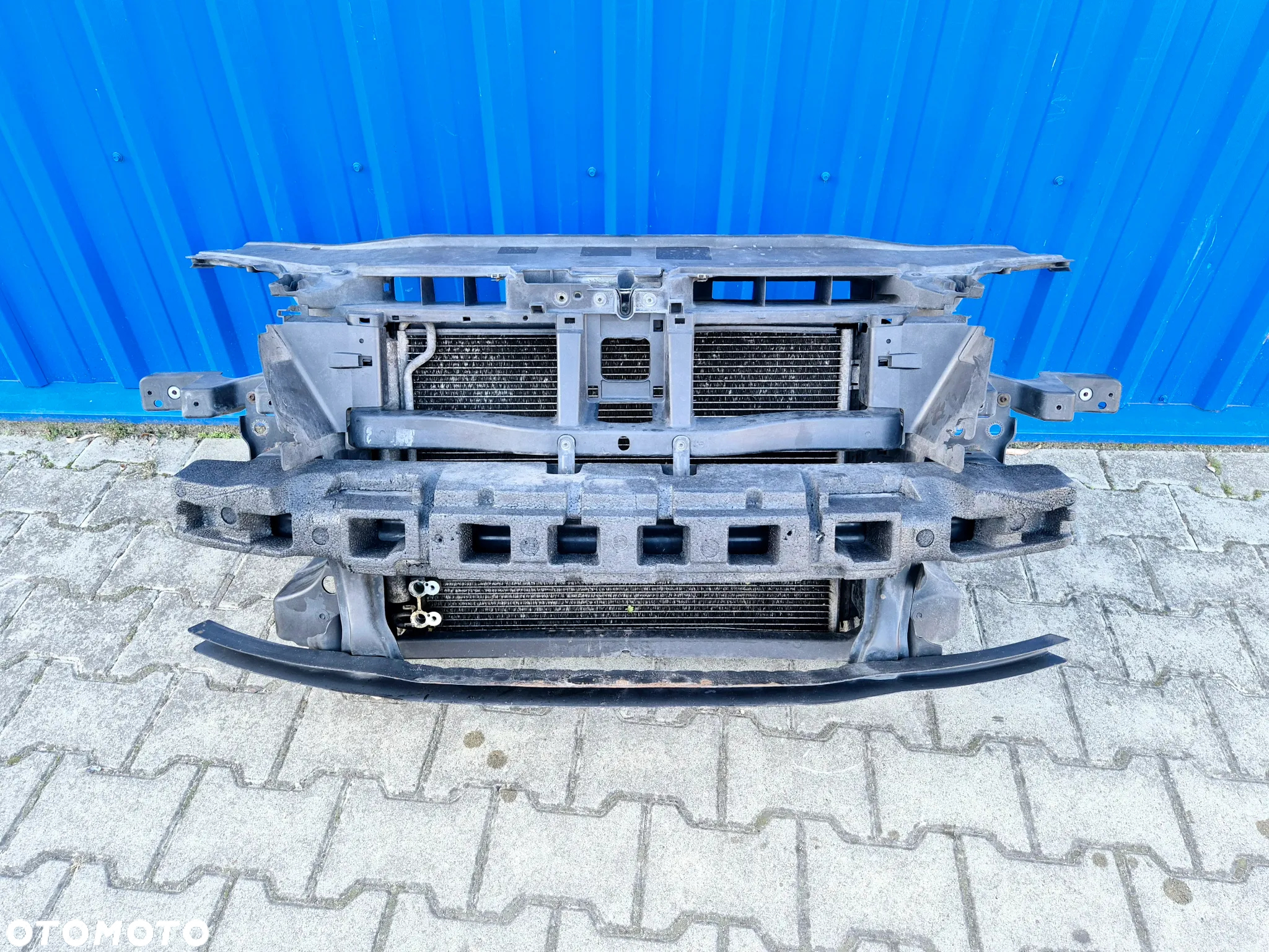 KOMPLETNY PAS PRZEDNI CHŁODNICE + BELKA ZDERZAKA + WENTYLATORY VW PASSAT B6 2.0 TDI - 14