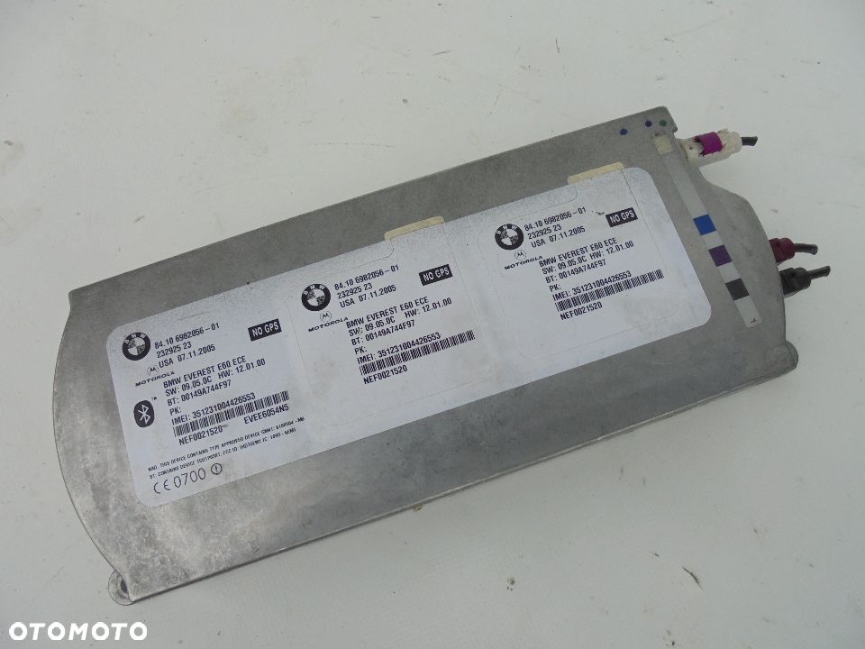 MODUŁ STEROWNIKA BLUETOOTH MULF BMW 7 E65 E60 E61 E70 E90 F-VAT - 1