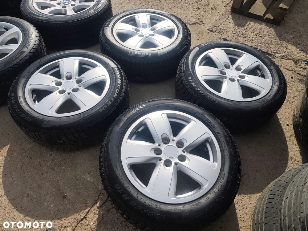 5x112 Felgi Aluminiowe Alufelgi Oryginalne 16 Koła Zimowe Zima MINI ONE III 3 CLUBMAN BMW SERIA 1 F40 2 GC Gran Coupe F44 AUDI SEAT SKODA VW 8mm 20r. Legnica ALU-RAD 195/60 - 3