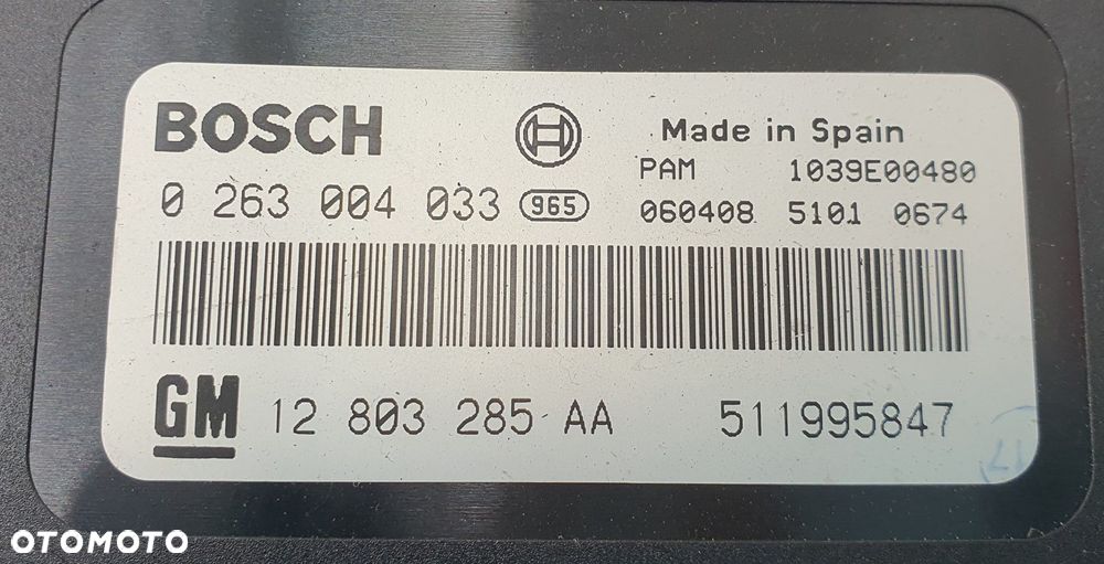 MODUŁ STEROWNIK PDC SAAB 9-3 93 II 12803285 - 2