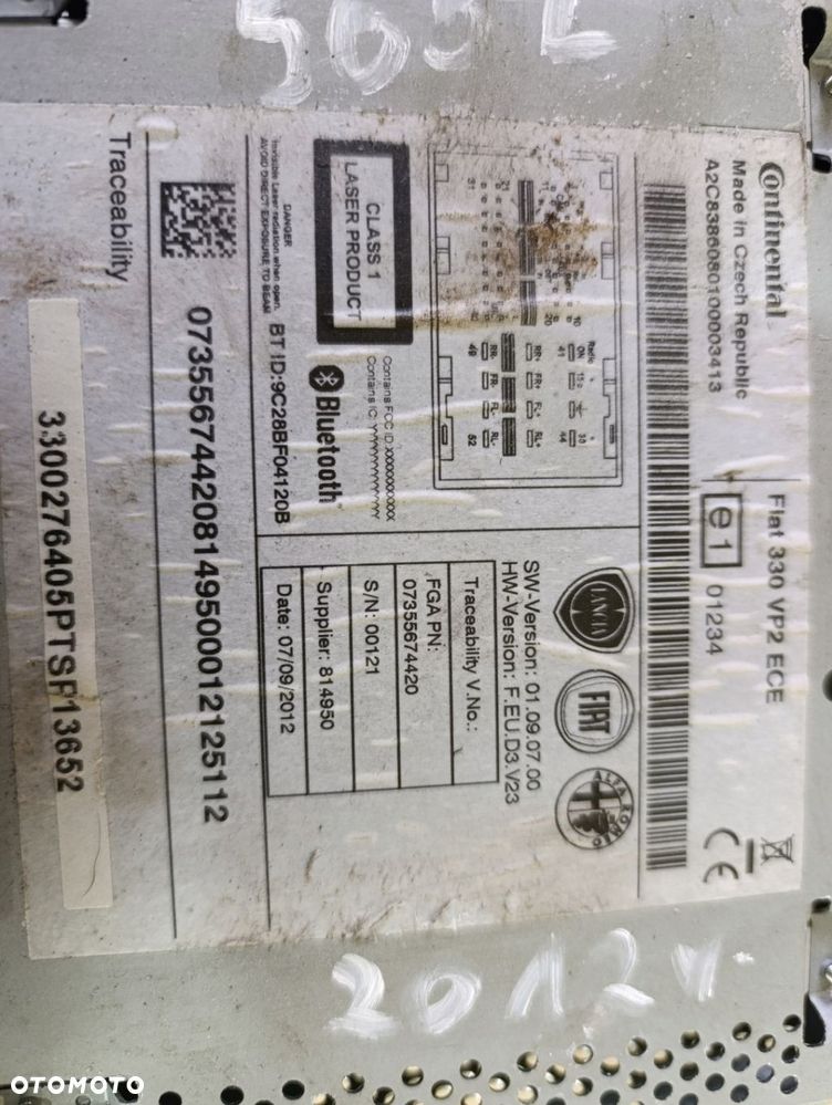 FIAT 500L RADIO CD FABRYCZNE - 9