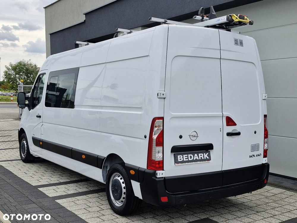 Opel MOVANO, L3H2, BRYGADÓWKA, 7 miejsc, DOKA, kamera cofania, tempomat, klima - 5