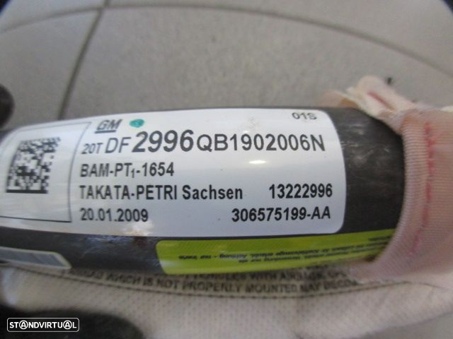 Airbag Cortina 13222996  OPEL INSIGNIA 2008 2.0CDTI 131CV 5P CINZA ESQ - 3