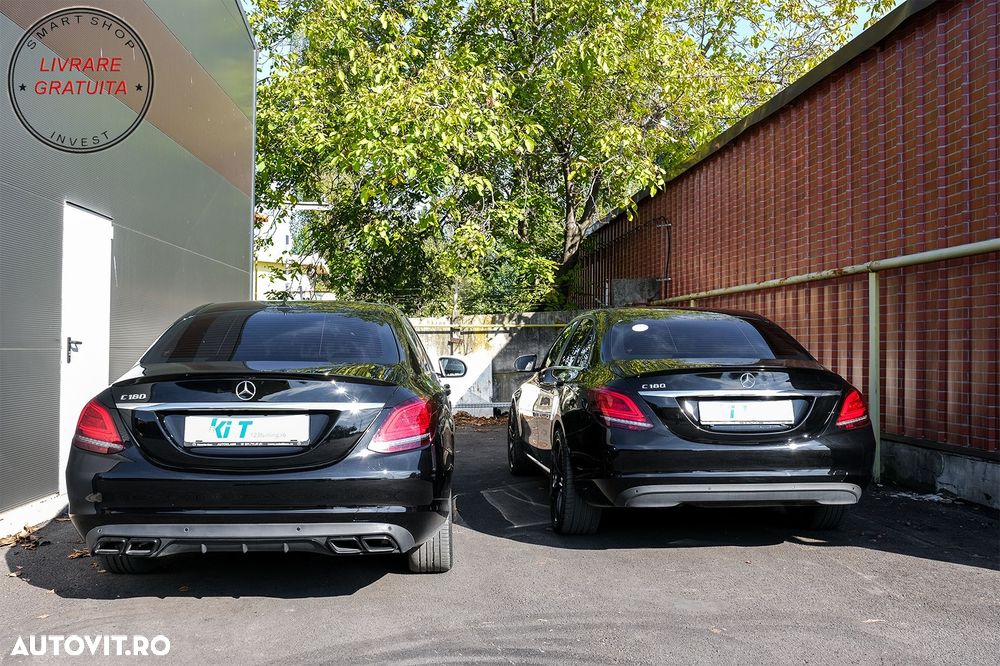Eleron Portbagaj Mercedes C-Class W205 (2014-2020) Design Negru Lucios- livrare gratuita - 13