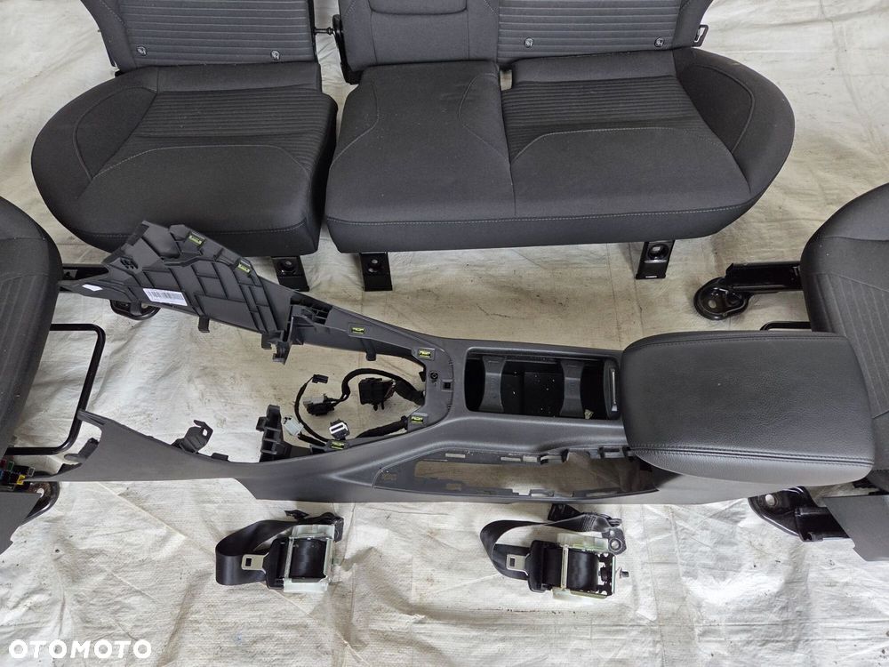 FORD FOCUS MK3 KOMBI FOTEL FOTELE  KANAPA TYŁ BOCZKI TUNEL KOMPLET EUROPA - 5