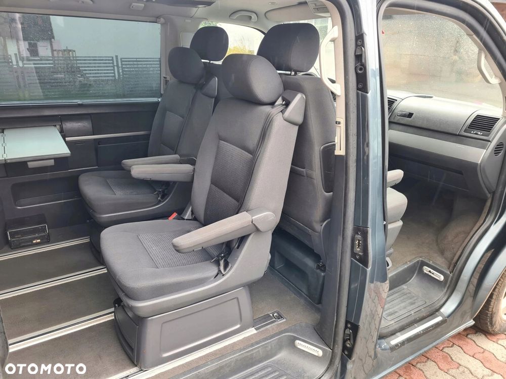 VW T5 MULTIVAN stolik szyny tapicerka wykładzina podsufitka ANTRACYT - 6