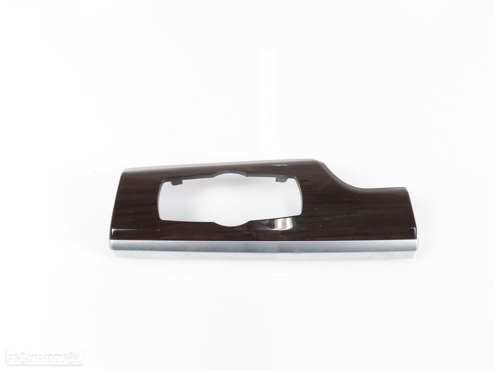 Friso do tablier em Madeira Esquerdo Seminovo/ Original BMW 7 (F01, F02, F03, F0... - 1