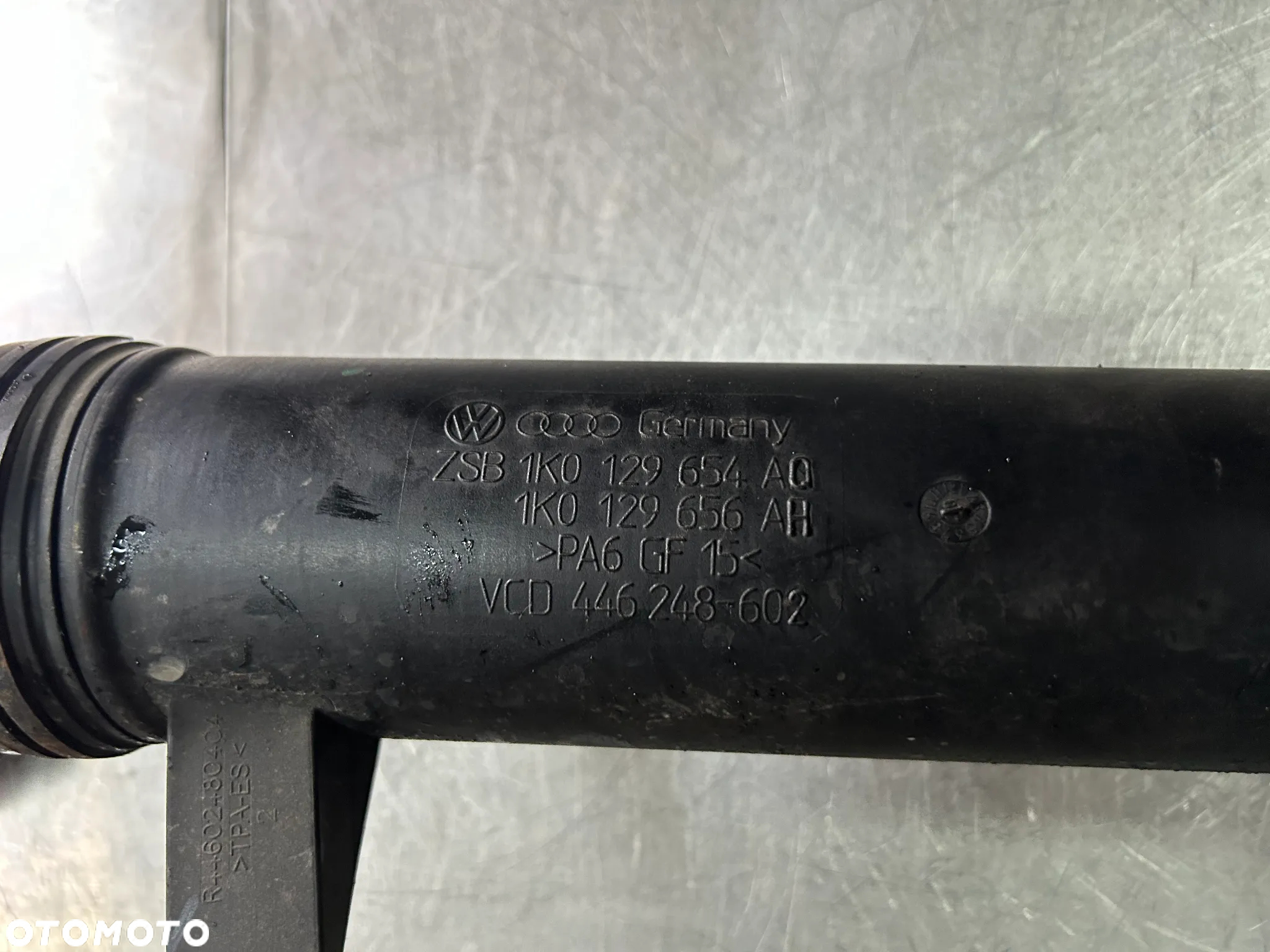RURA PRZEWÓD POOWIETRZA DOLOT TIP 1K0129654AQ 1K0129656AH 1.8 2.0 TSI TFSI CAŁA WYSYŁKA !!!! - 3