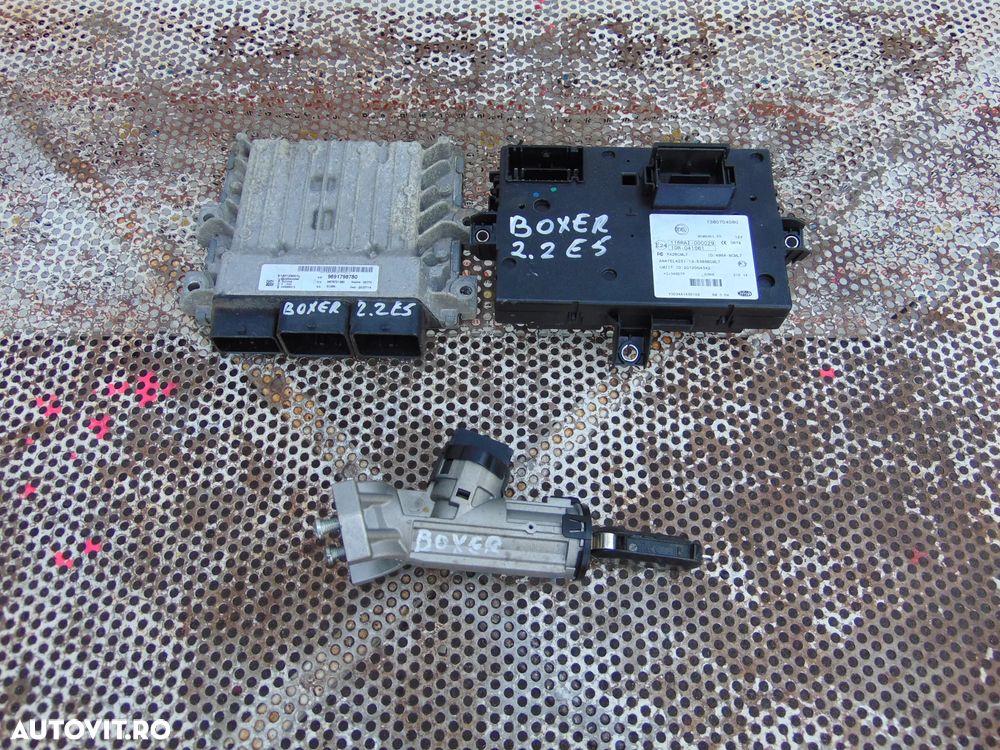 Kit pornire Peugeot Boxer 2.2 euro 5 Citroen Jumper ecu cip cheie calculator modul - 2
