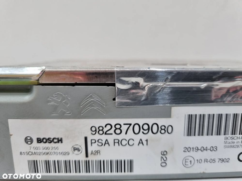 PEUGEOT 208 II CITROEN C3 III CZYTNIK RADIO NAWIGACJA 9828709080 - 5