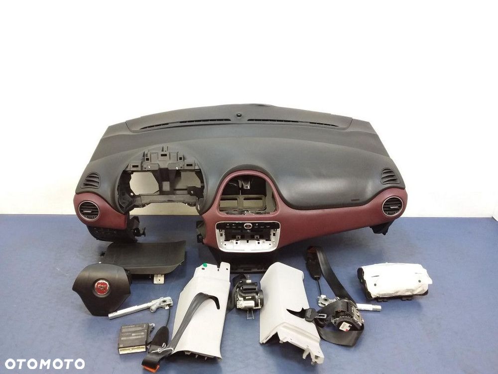 FIAT PUNTO EVO DESKA ROZDZIELCZA PODUSZKI PASY - 1