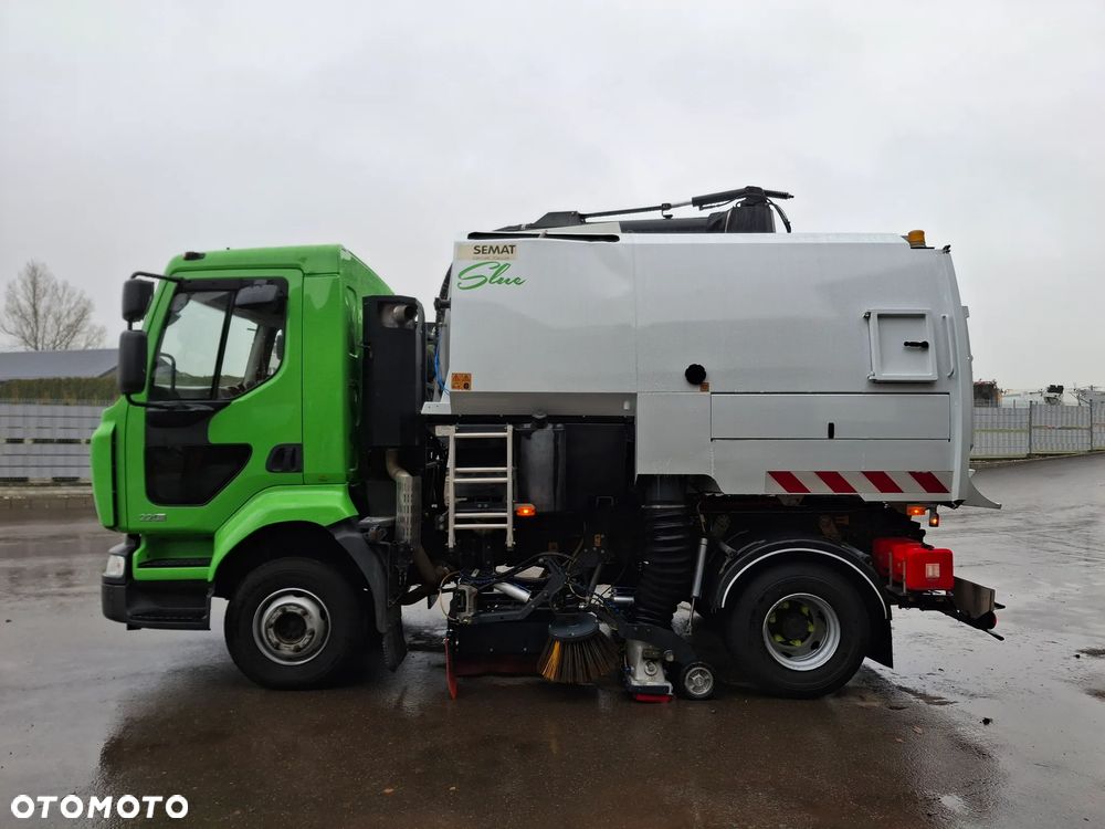 Renault Midlum 220 Zamiatarka Johnston Szczotki L/R Dodatkowy Silnik EUnited PM10 2014r Rura Do Liści - 24