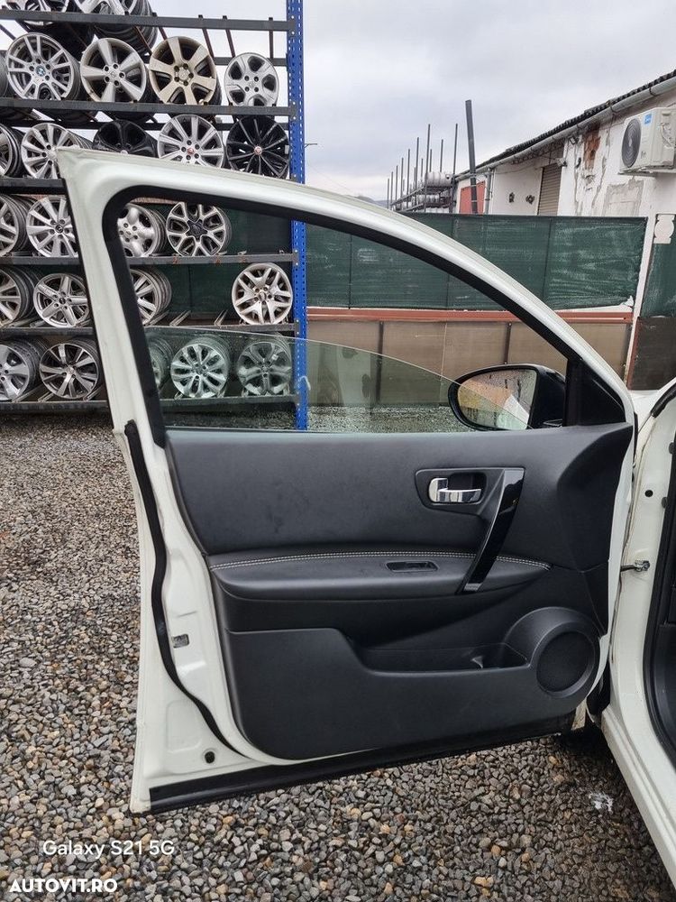 Usa Stanga Fata Nissan Qashqai Facelift 2010 - 2013 SUV 4 Usi Super White 326 (1404) - 4