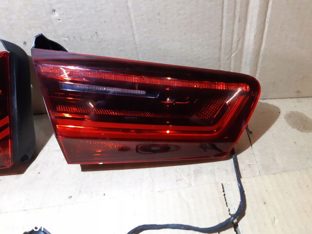 AUDI A6 C7 LIFT SEDAN LAMPY LAMPA LEWA PRAWA LED TYŁ KOMPLET CIEMNE - 14