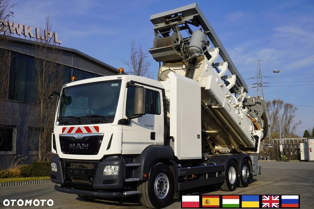 MAN TGS 26.360 E6 / Zabudowa WUKO Rivard 18 m3 / 180 tys. km / oś skrętna - 1