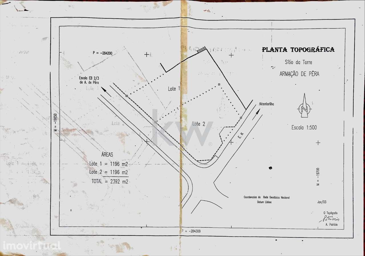 Terreno para construção urbanizável em Armação de Pera - Grande imagem: 2/2