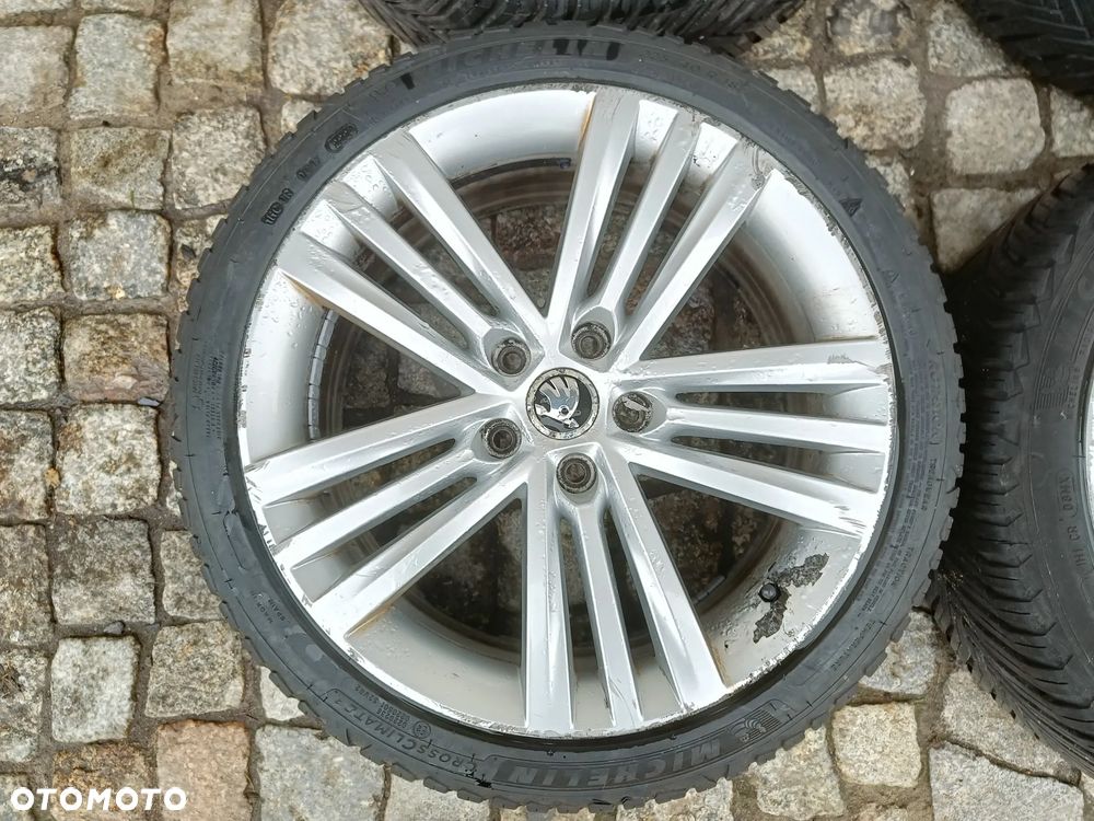 Felgi Aluminiowe 18 Skoda Superb 5x112 ET46 3T0601025T Koła Seat Audi VW - 8
