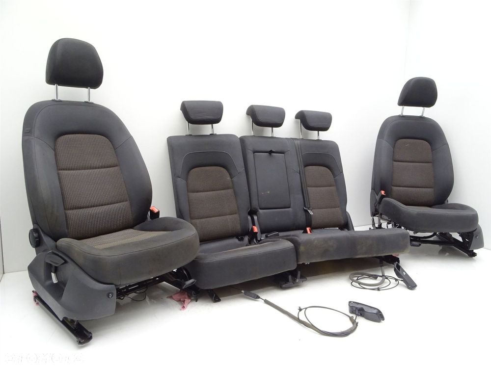 Komplet foteli fotel przód prawy lewy kanapa tył 8r0880242b audi q5 8r - 2