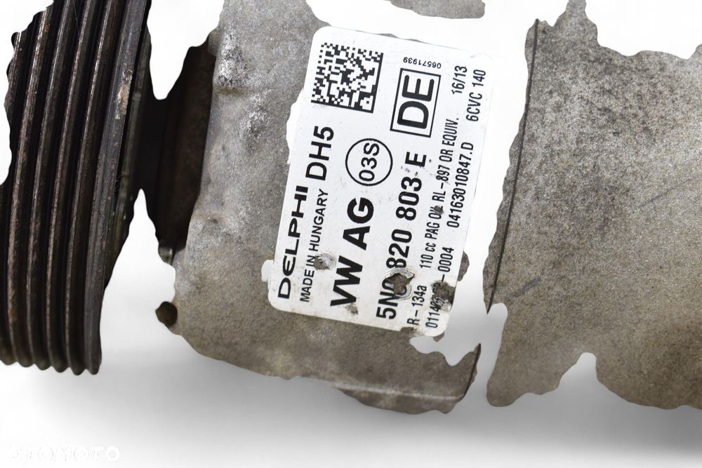 Sprężarka Klimatyzacji VOLKSWAGEN PASSAT B7 GOLF VI 2.0 TDI 5N0820803E - 3